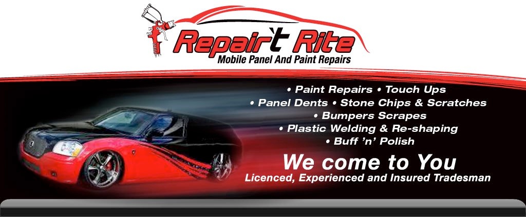 Repair't Rite Mobile Panel & Paint Repairs - Paint Repairs, Touch Ups, Panel Dents, Stone Chips & Scratches, Bumper Scrapes, Plastic Welding & Reshaping, Buff & Polish Servicing the Sunshine Coast, We Come To You